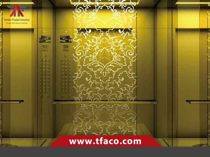 مزایای بی‌نظیر کابین آسانسور استیل طلایی